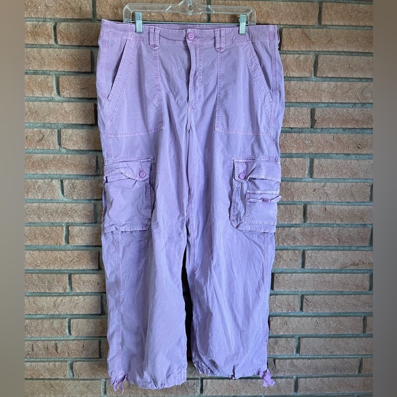 American Eagle Outfitters Pants - Purple Baggy Cargo Jogger Pant